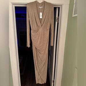 Baltic Born Dusty Mocha Formal Gown NWT